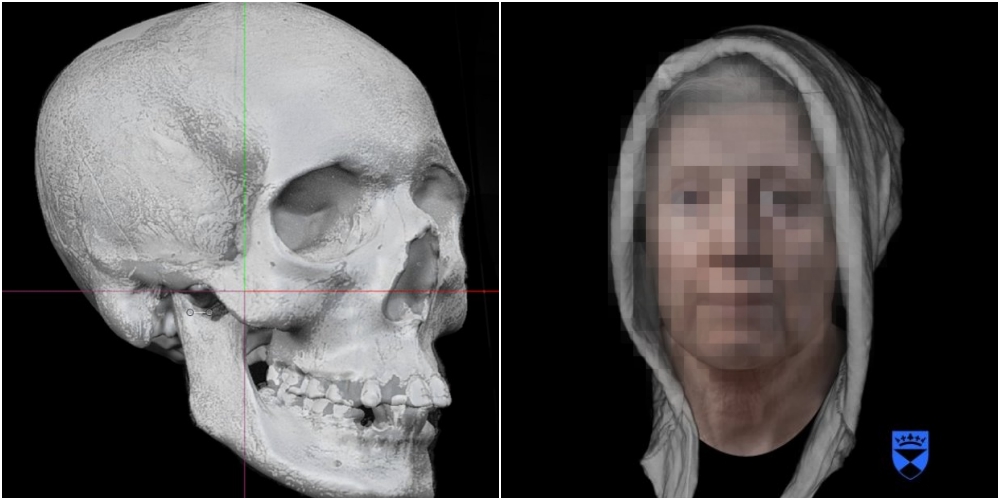 18世紀魔女の顔を頭蓋骨から復元