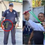 犯罪大国メキシコの警察官がパチンコで治安を守る