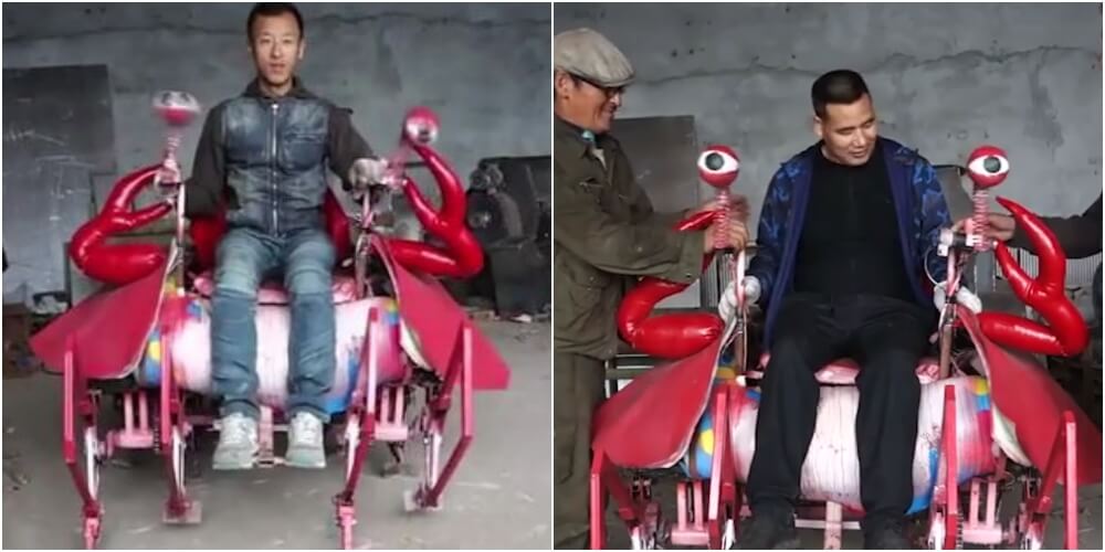 中国でカニロボット誕生