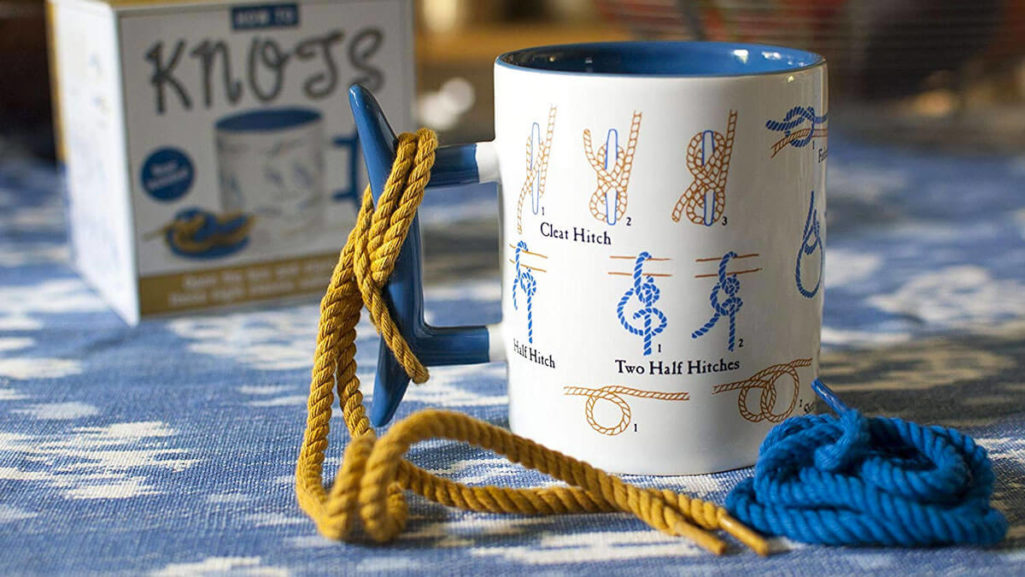 ロープの結び方学習用コーヒーマグカップ