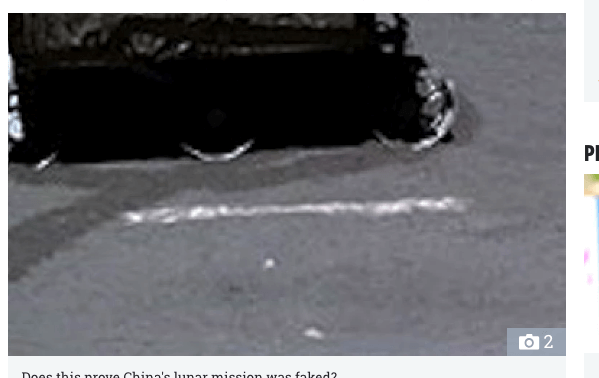 中国の月面着陸に捏造疑惑
