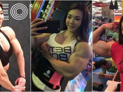 韓国の女性ボディビルダー