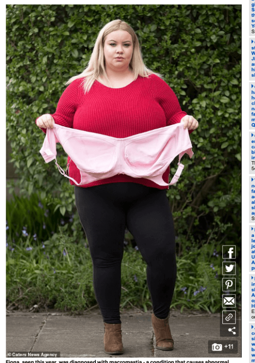 乳房巨大症ママの辛い日常