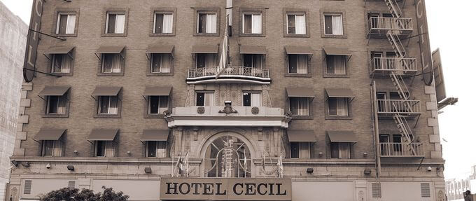 未解決事件の舞台となったセシルホテルの呪われた歴史