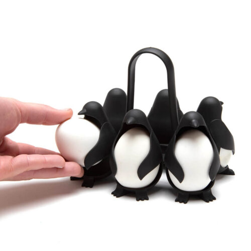 卵はペンギンに茹でてもらうと可愛くなるのだ