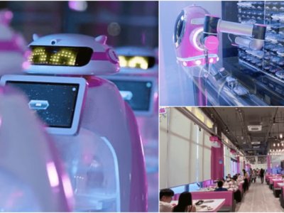 中国に完全なロボットレストラン開店