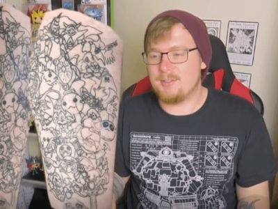 遊戯王Tattooで世界一狙うオタク外人