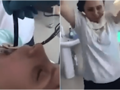 喉からヘビを摘出する衝撃の手術動画