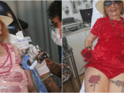 世界最高齢のタトゥー好き婆ちゃん105歳