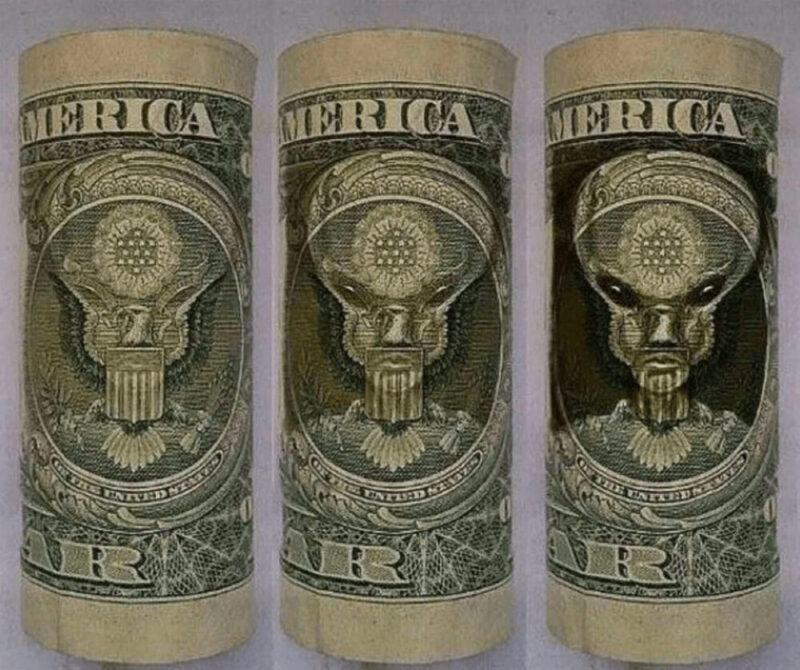 アメリカのお金と宇宙人