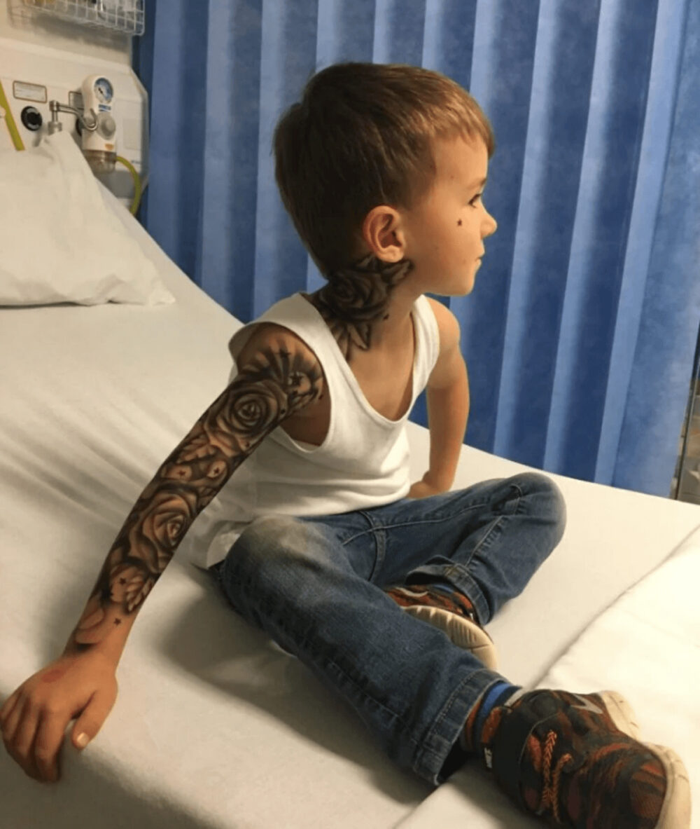 小児病院出張タトゥーが子供に大人気
