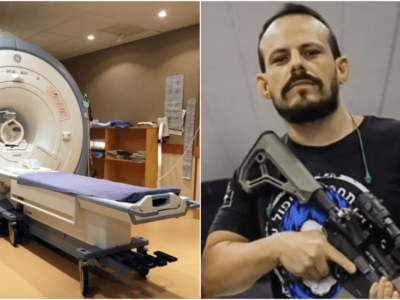 MRI検査で拳銃が暴発して弁護士が死亡