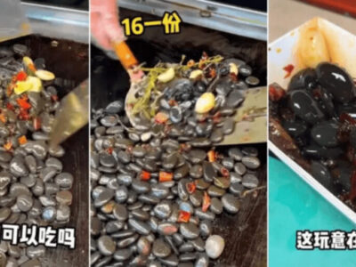 謎中華「嗦丟(スオディウ)」本物の石炒め