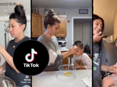 TikTok「子供の頭で卵割りチャレンジ」