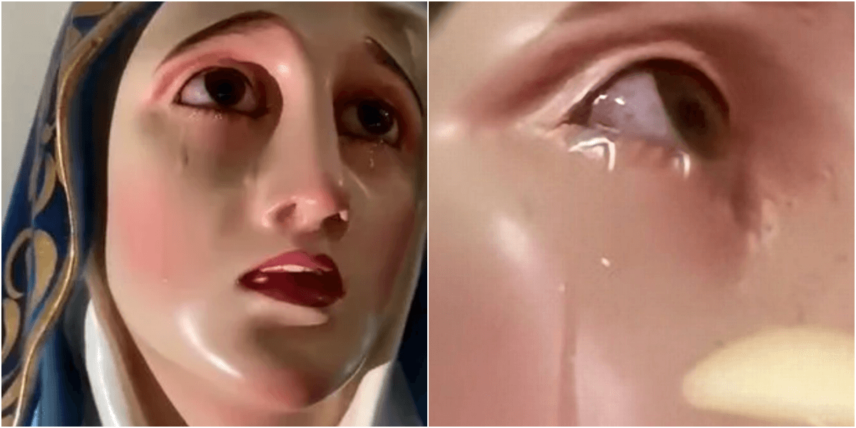 聖母マリア像が涙を流して泣き始めた理由