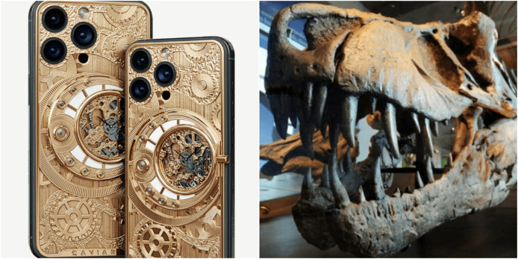 世界一高価なiPhone15は恐竜の歯でカスタム