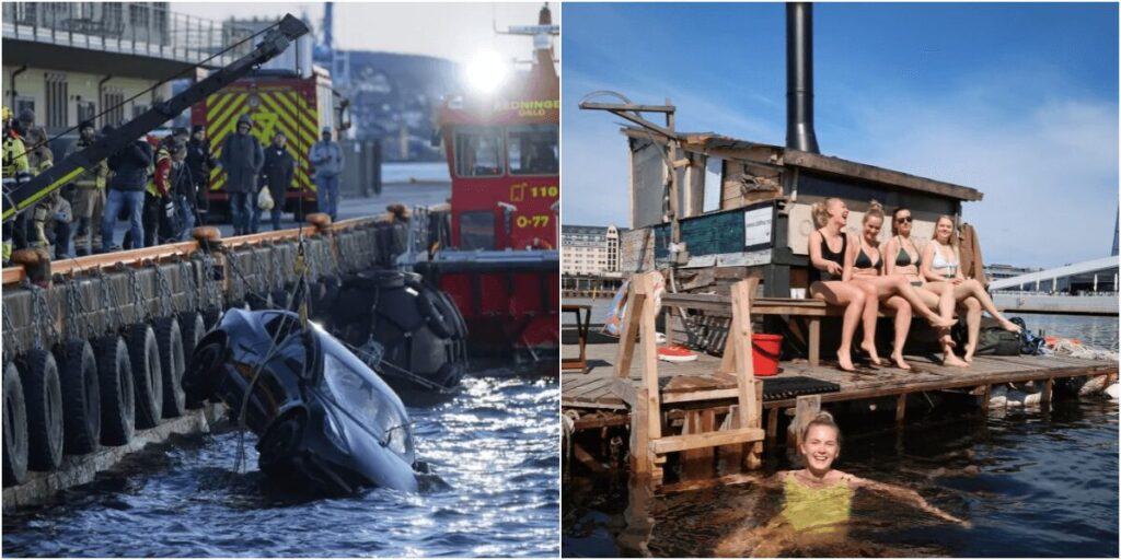 極寒の海でサウナーが人命救助